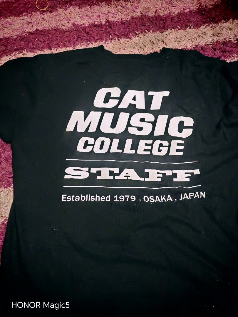 Cat top music shirt