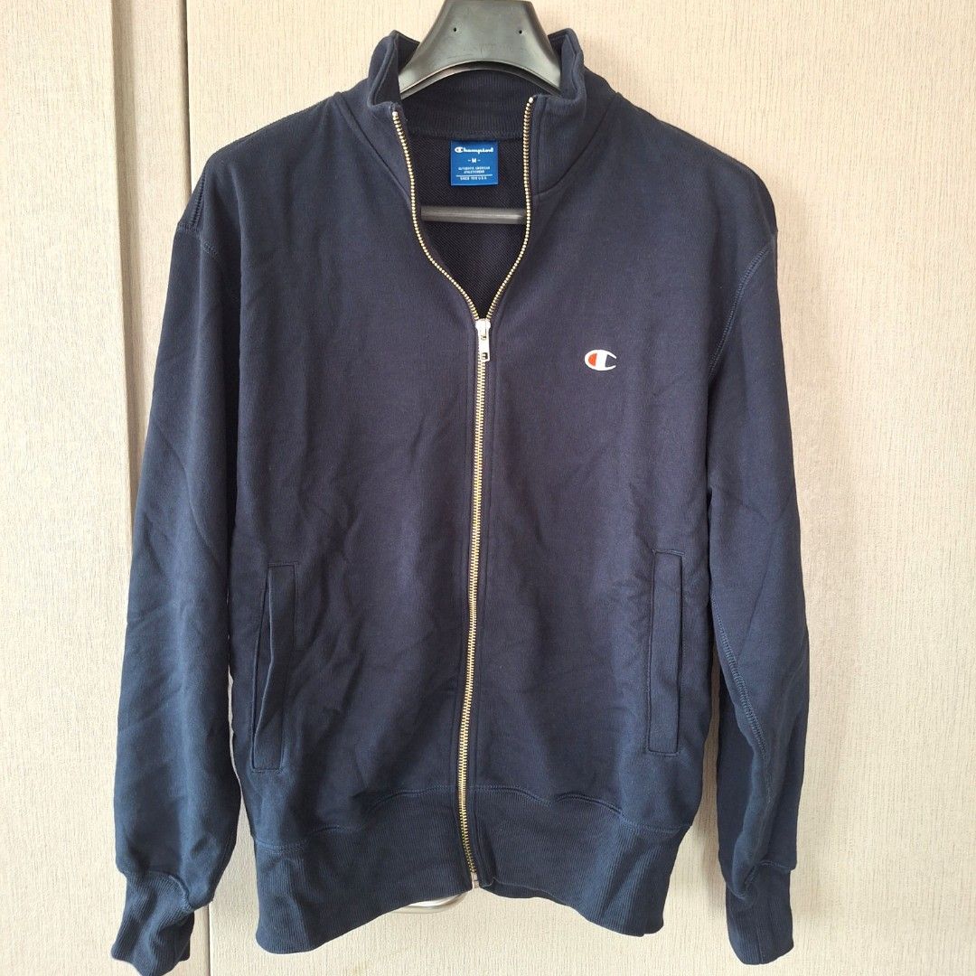 Champion zip discount through sweater jacket