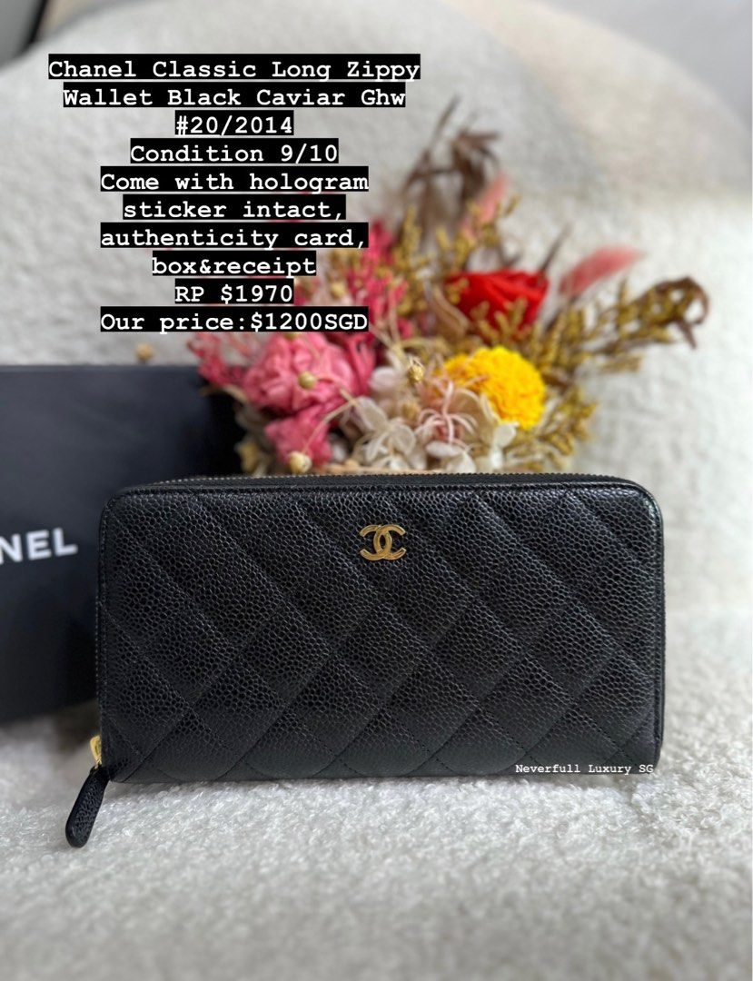 Chanel zippy hot sale wallet price