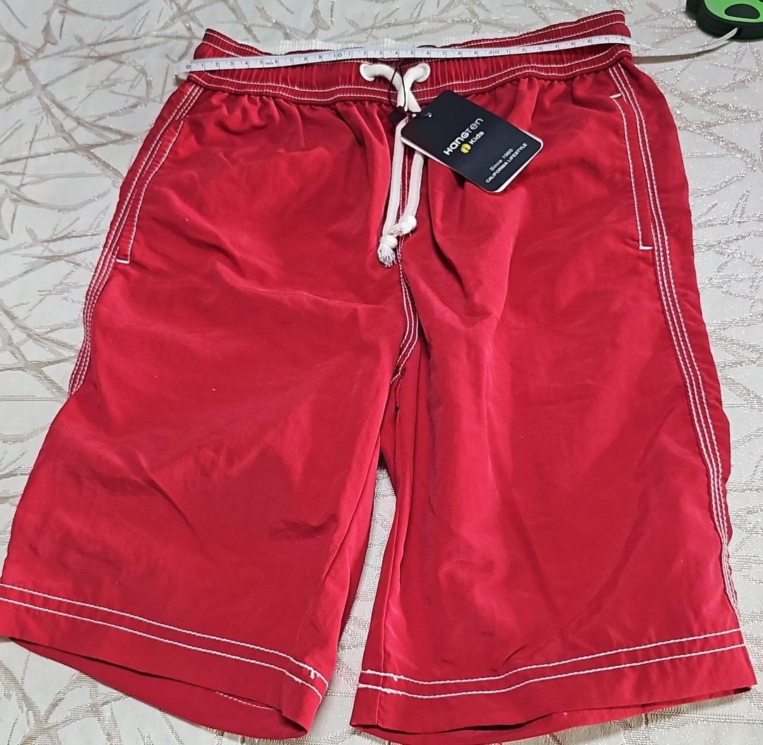 Childrens red shorts sale