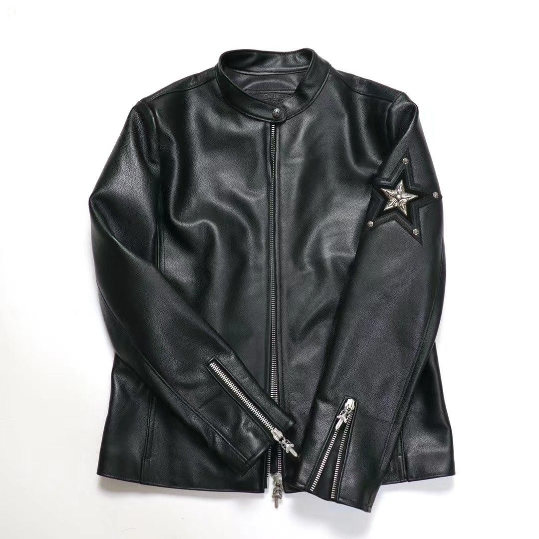 Chrome hearts biker jacket outlet