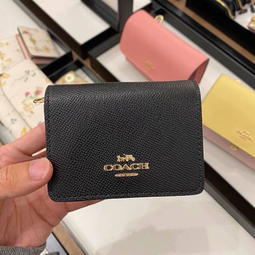Coach mini trifold 2025 wallet