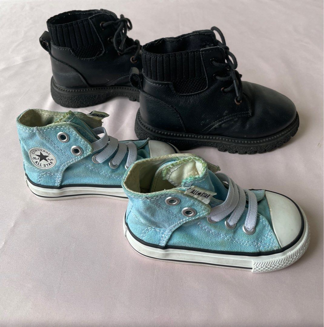 CONVERSE High cut sneakers Blue USA 5 UNBRANDED Boots EUR27