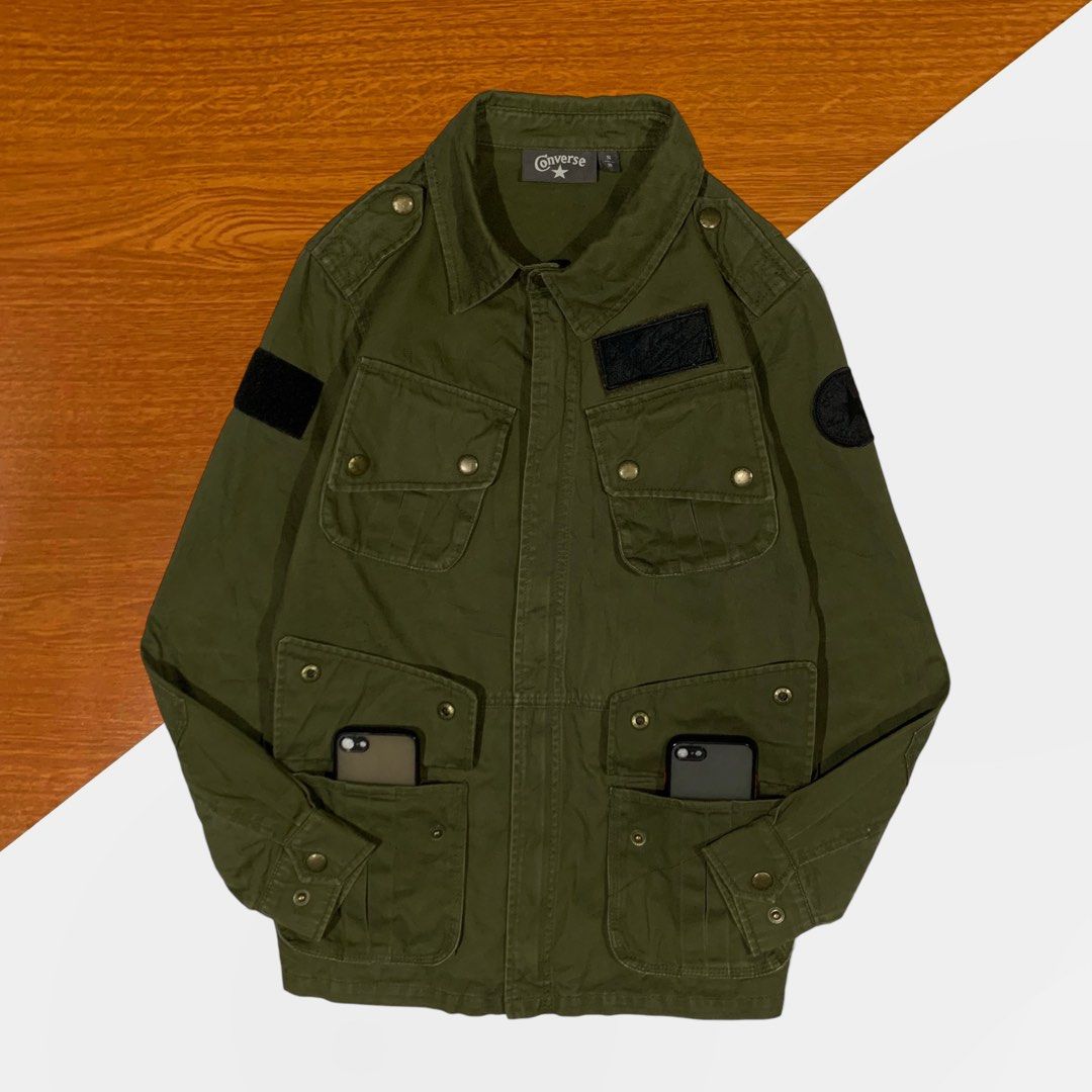Converse army jacket deals