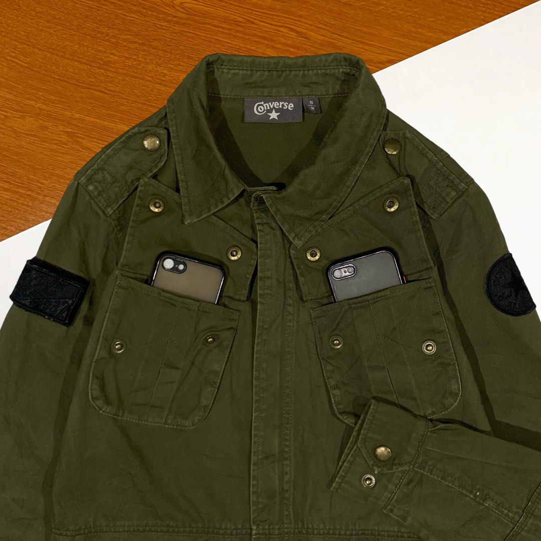Converse sales military jacket