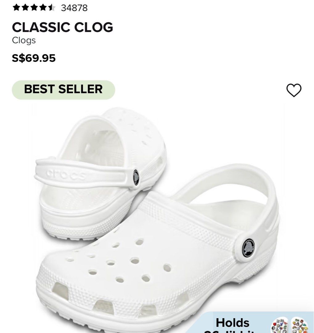 White crocs clearance for women