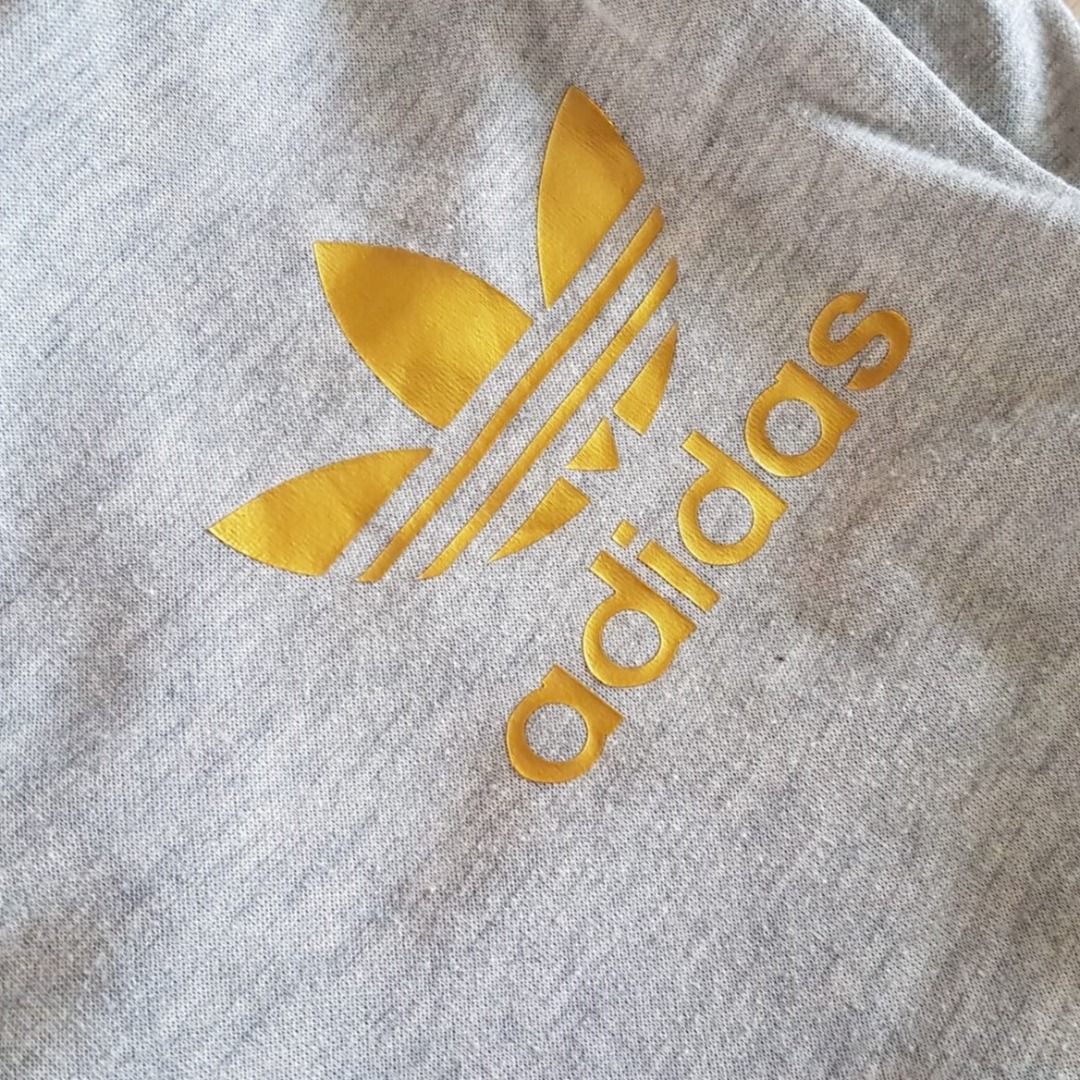 adidas grey and yellow