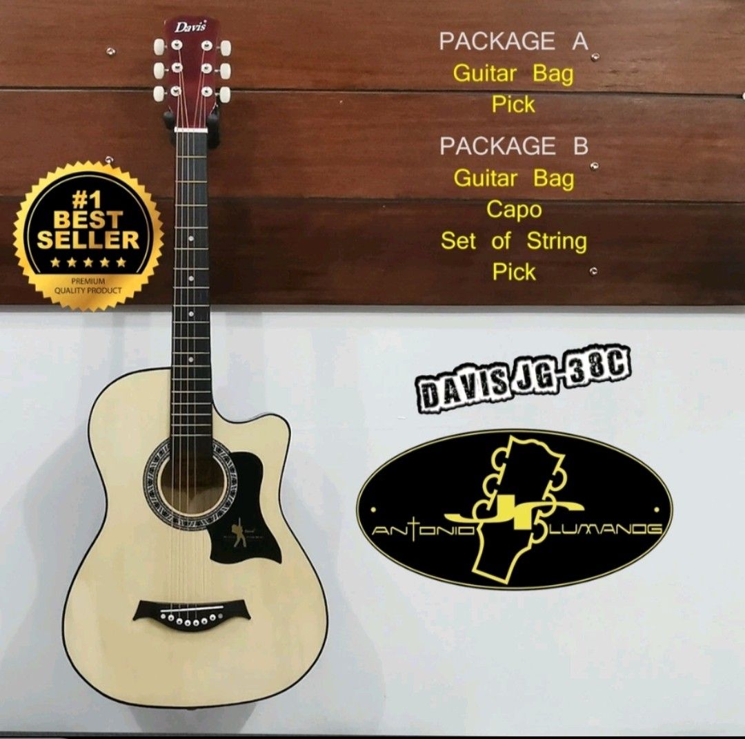 Davis Acoustic Guitar (Category: Musical Instruments) located in Urdaneta. Submitted by bernizonlineshop (Listing ID 1271573682, Image 1). Description: brand new, nakatago lang d nagagamit for declutering pandagdag bayad sa school. no major scratches i can send photos for details for interested buyers. accepting payments thru gcash or seabank i can send thru flash or Lbc.