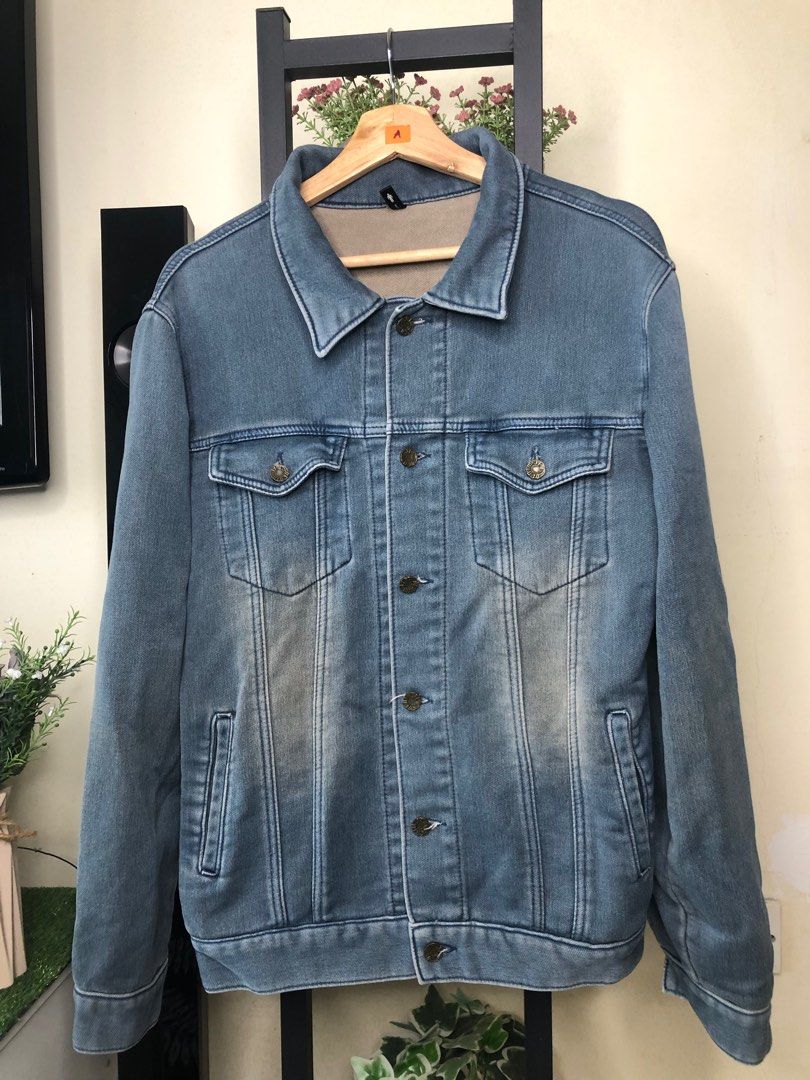 Jaket denim korea store