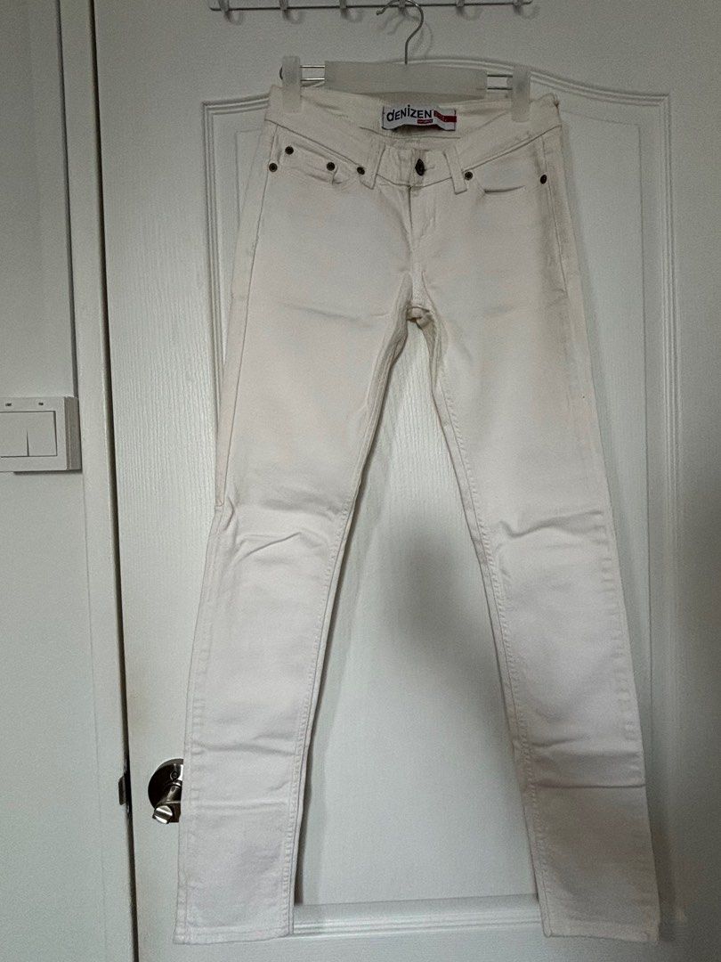 Denizen White Denim Jeans