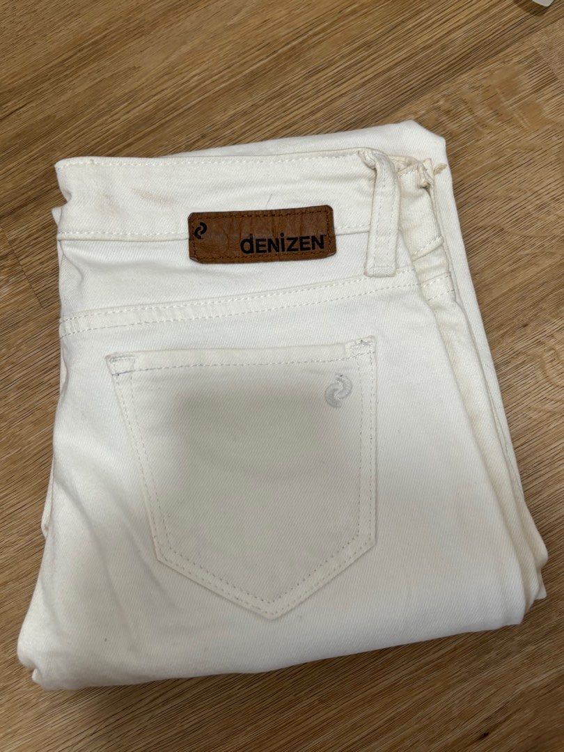 Denizen White Denim Jeans