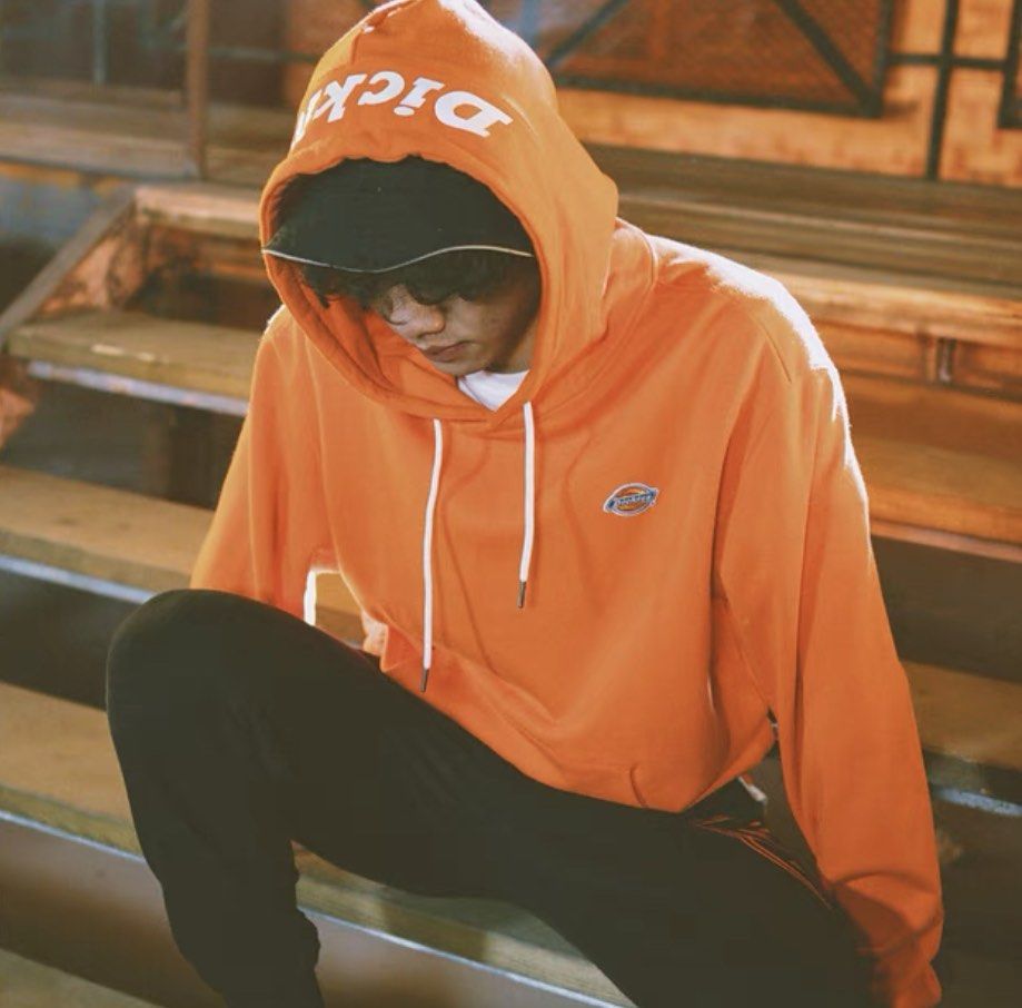 Orange dickies on sale hoodie