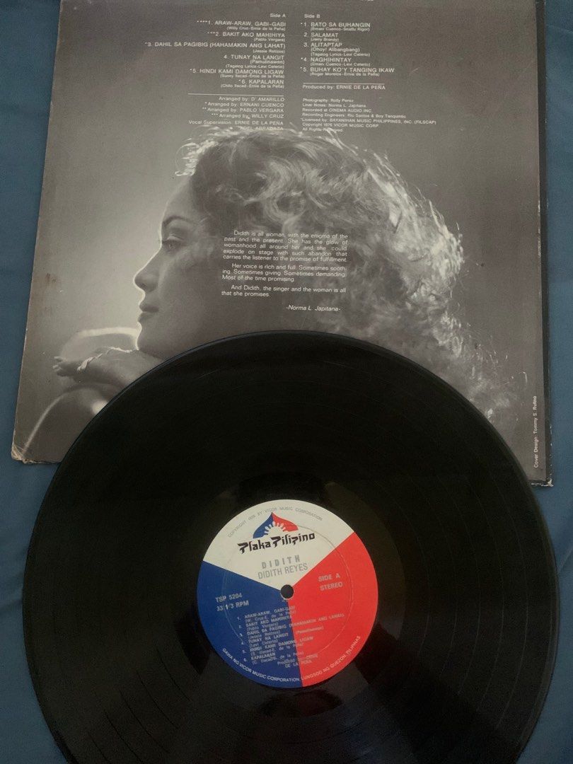 Didith LP (Vintage OPM Plaka Vinyl) (Category: Vinyls) located in Makati City. Submitted by emenem.m (Listing ID 1271523894, Image 2). Description: .
