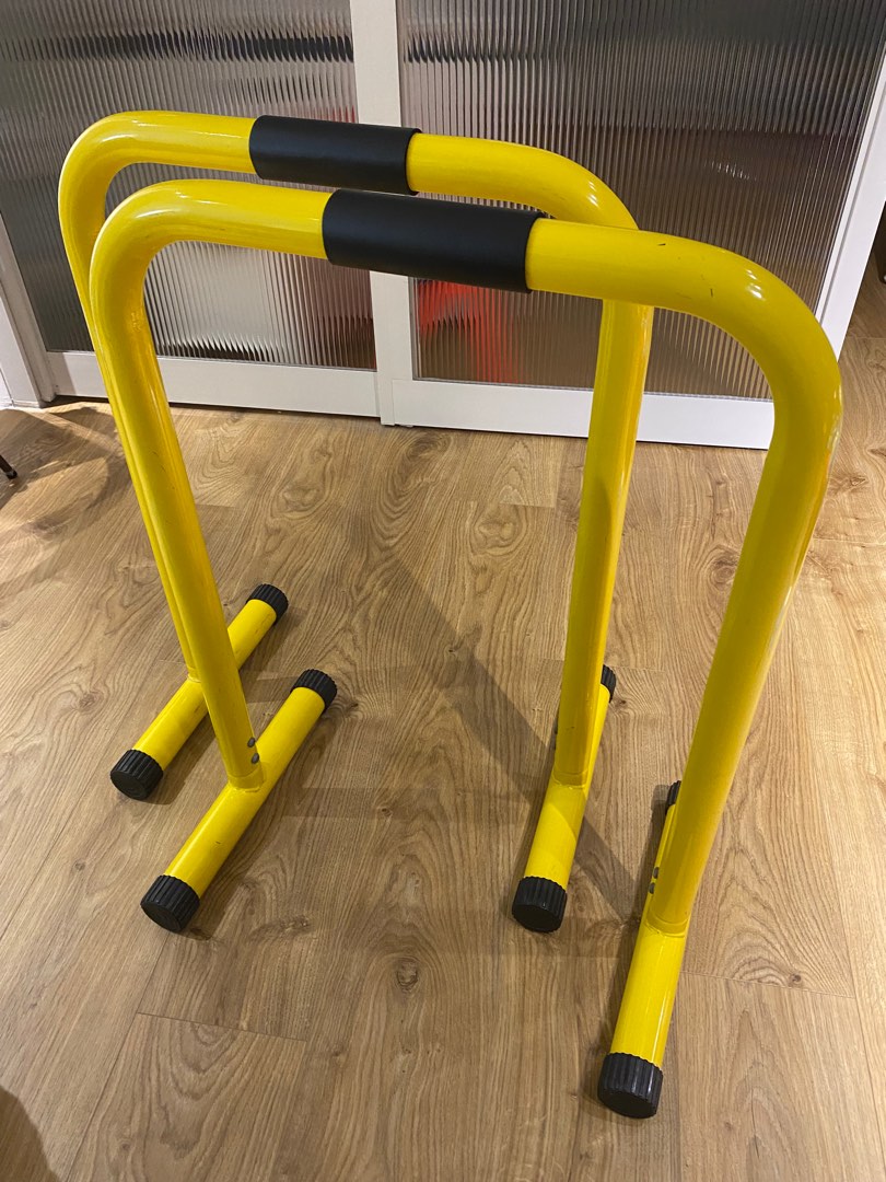 Yellow top dip bars