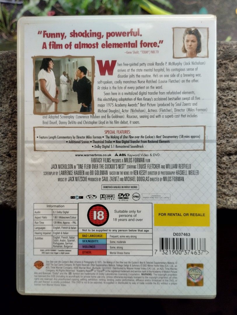 Dir. Milos Forman Films (One Flew Over The Cuckoo's Nest TwoDisc