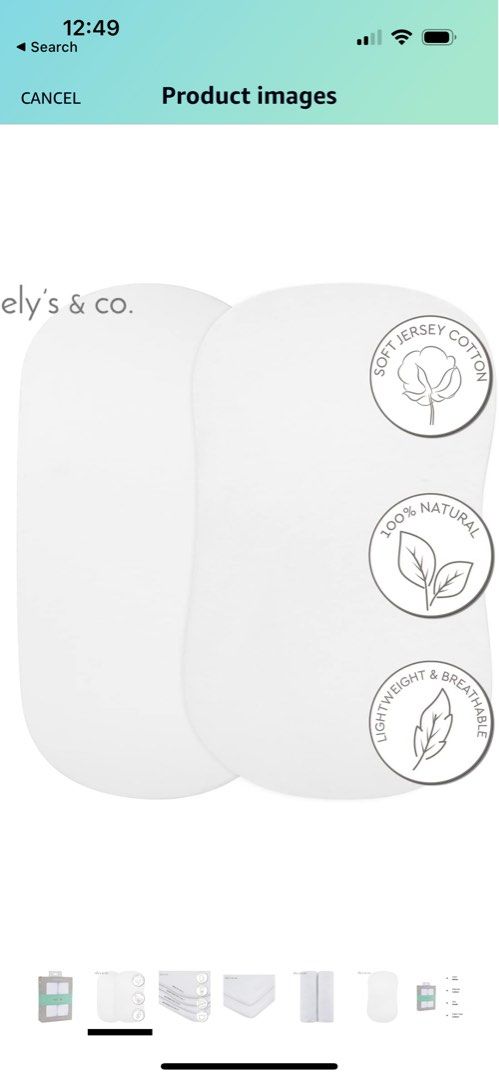 Elys and co bassinet sheets shop
