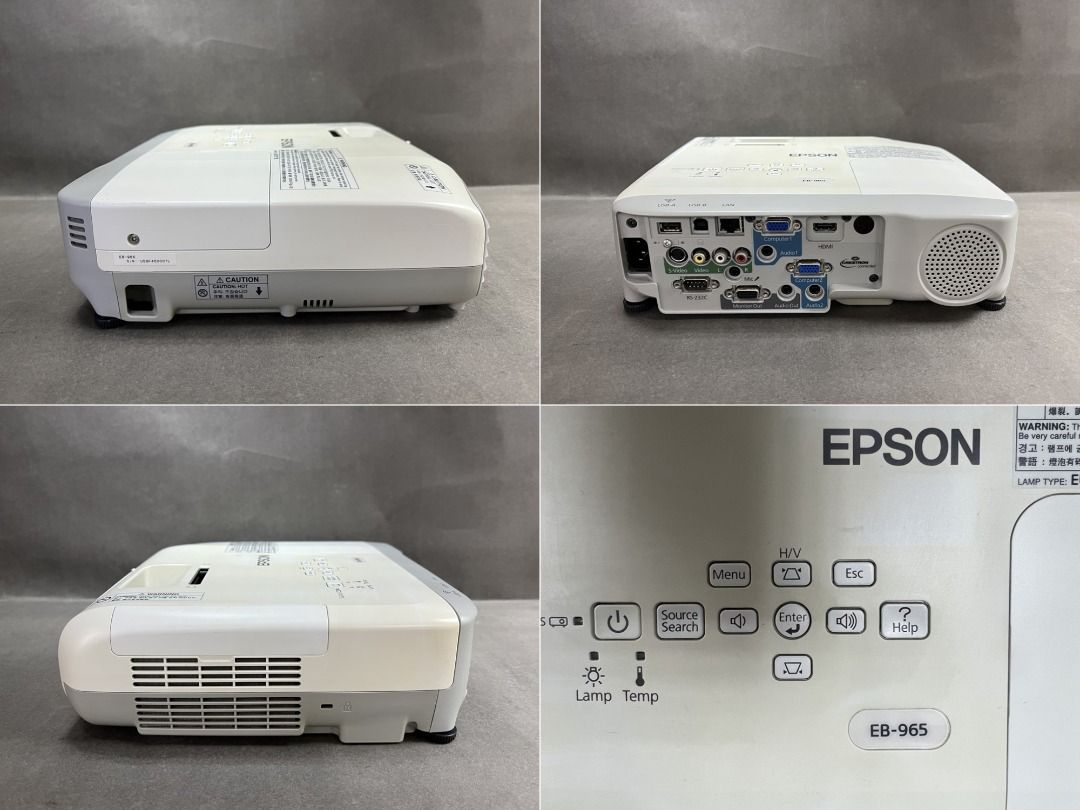 EPSON EB-965 投影機｜亮度3500 流明｜解析度1024 x 768｜內置喇叭