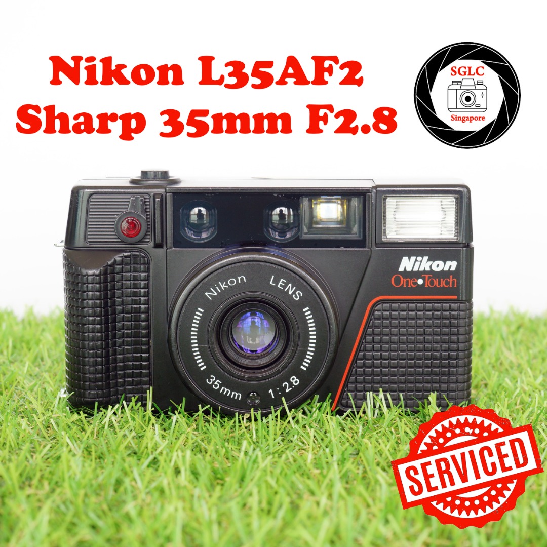 Nikon L35AF2 35mm F/2.8 Pikaichi One Touch Film Camera Point&Shoot - Foto 5