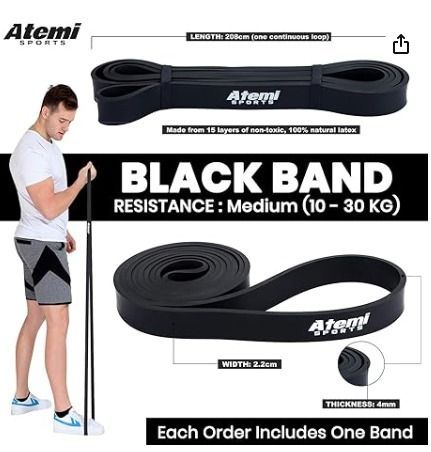 1 Exercise Bands for Working Out Long Resistance Pull Up Bands for Men Women Workout Resistance Loop Gym Elastic Band for Workouts