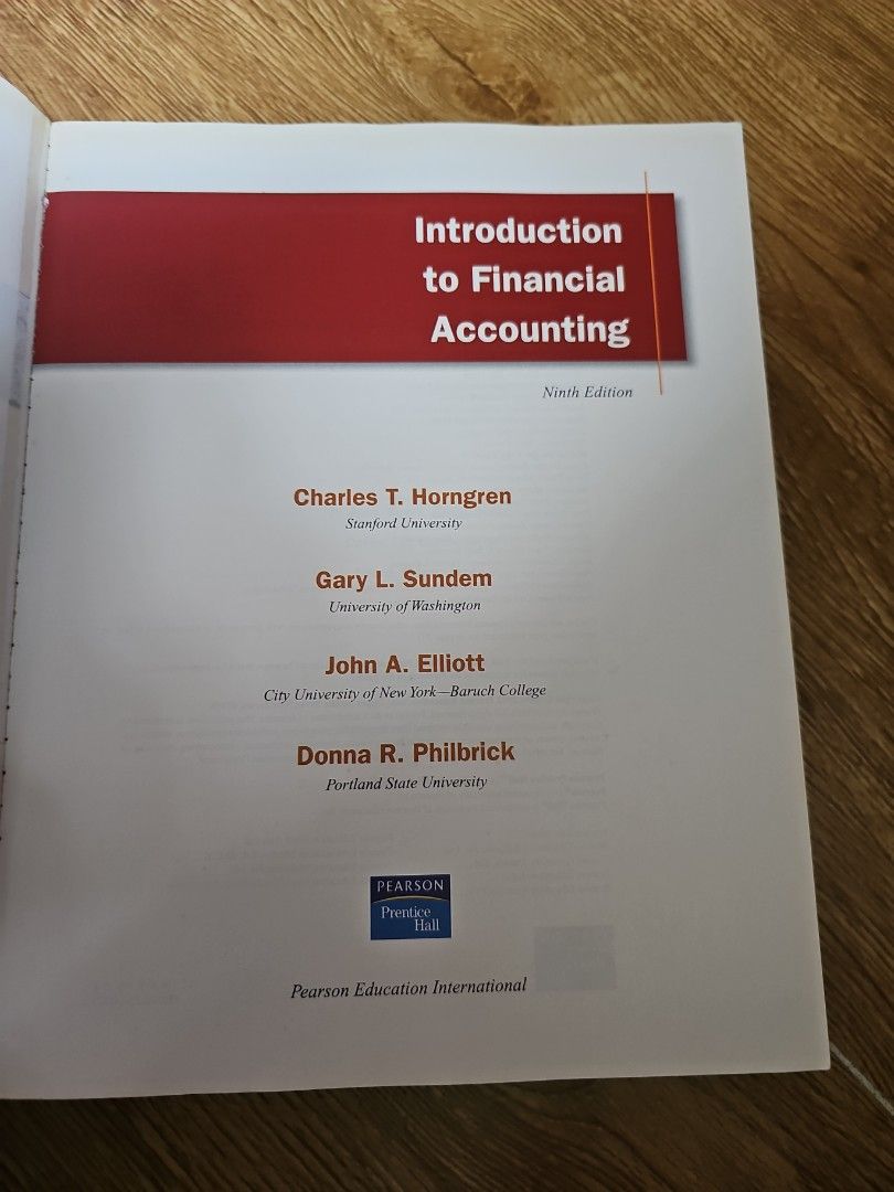 Financial Accounting Book Hobbies Toys Books Magazines Textbooks