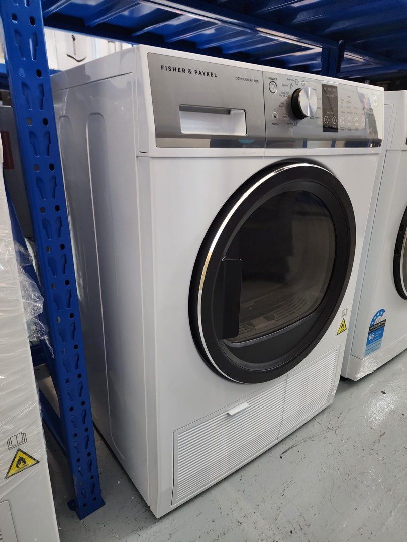 FISHER & PAYKEL 8KG Condenser Dryer DE8060P2, TV & Home Appliances