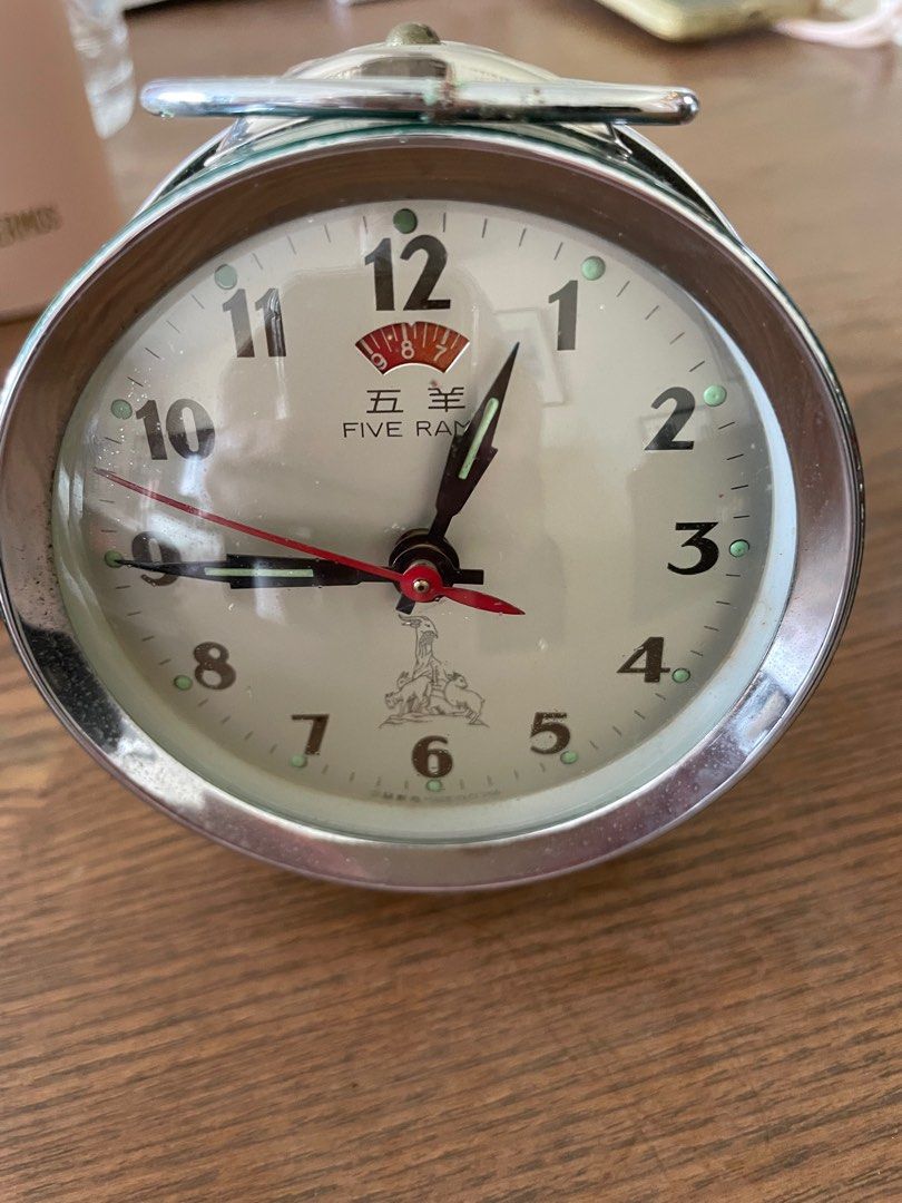 Five Rams Vintage Clock, Furniture & Home Living, Home Decor, Clocks on ...