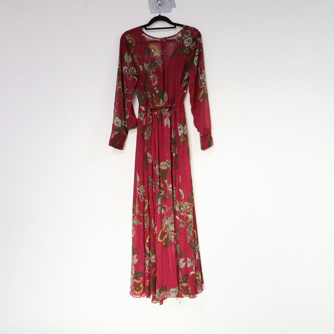 Maxi dress shop red floral