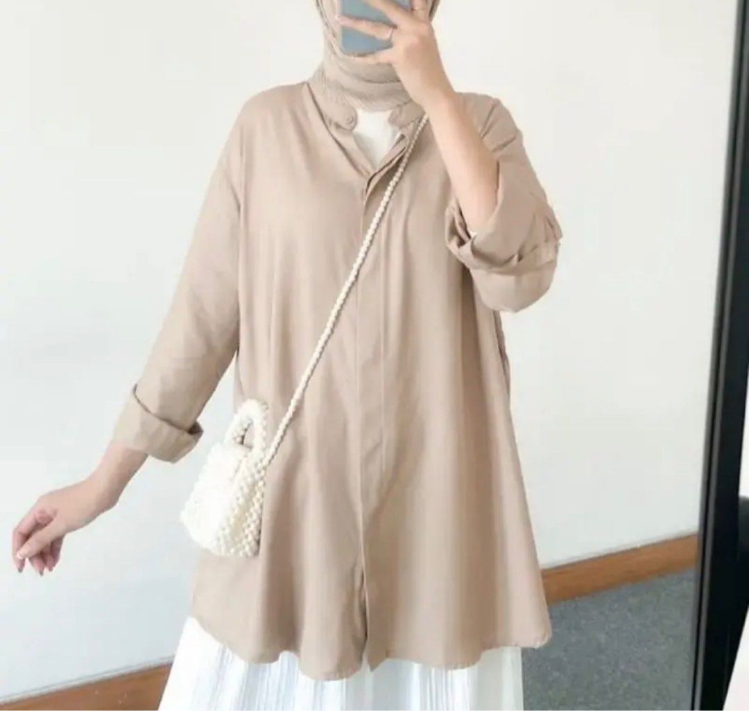 FREE POSTAGE FOR MUSLIMAH TOP BLOUSE, Women's Fashion, Tops, Longsleeves on  Carousell