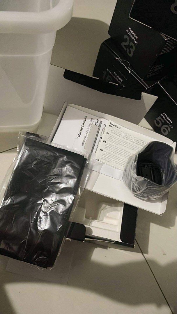 Fujifilm lens (Category: Lens & Kits) located in Manila. Submitted by lunaspreloved. (Listing ID 1271569807, Image 3). Description: All units bought at Henry’s Trinoma With receipts Complete with box, caps, hood and manuals With camera lens protector since day 1 Kept in dry box RFS: May bibilin at di nagagamit 1. Fujifilm XF8-16mmF2.8 R LM WR - (Test Only, Good as new) - DOP: January 4, 2020 - Selling price: 74,900 2. Fujifilm XF16-55mmF2.8 R LM 