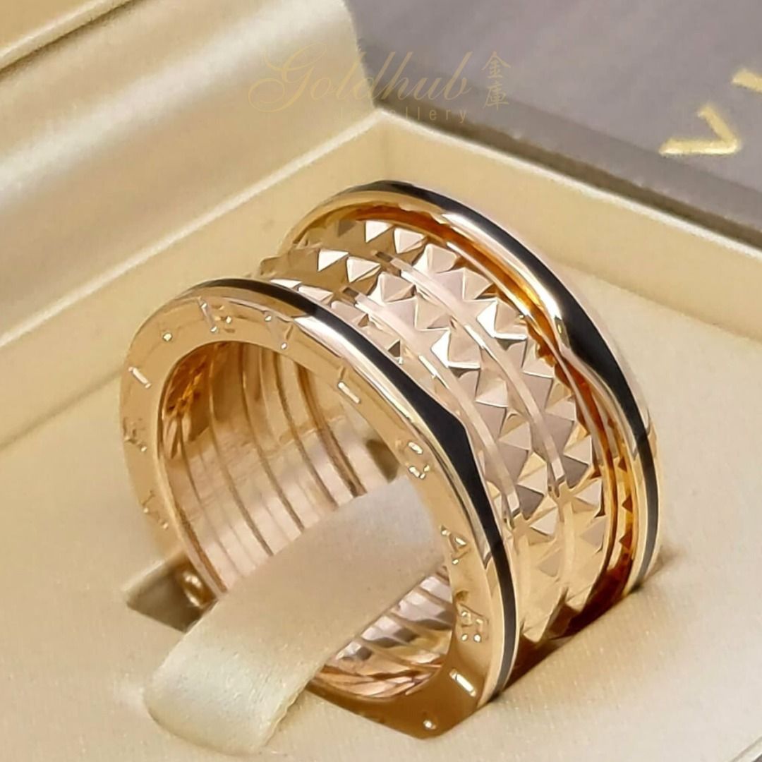 Full Set EU Size 57 Pre loved Bvlgari B zero1 Rock Four Band with
