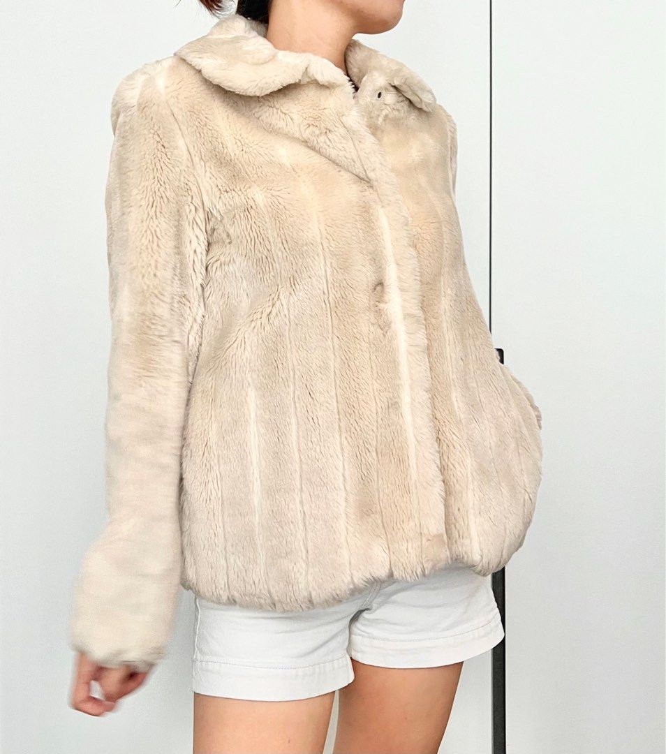 Furry discount fluffy jacket