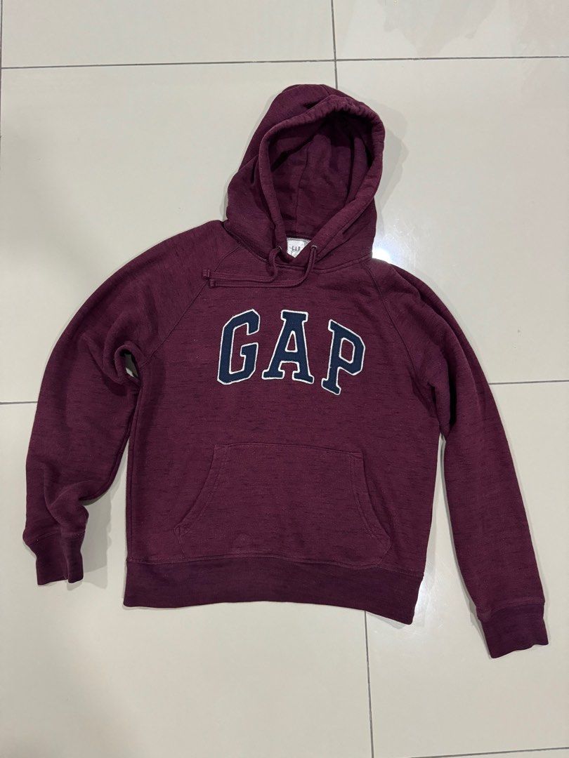 Gap maroon hoodie discount