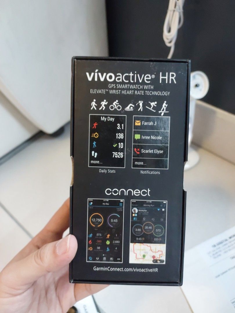 Garmin vivoactive hr factory reset online