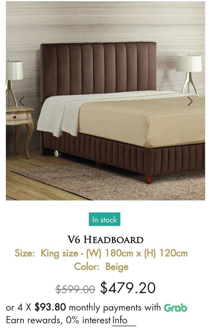 Getha king size bed, Furniture & Home Living, Furniture, Bed Frames