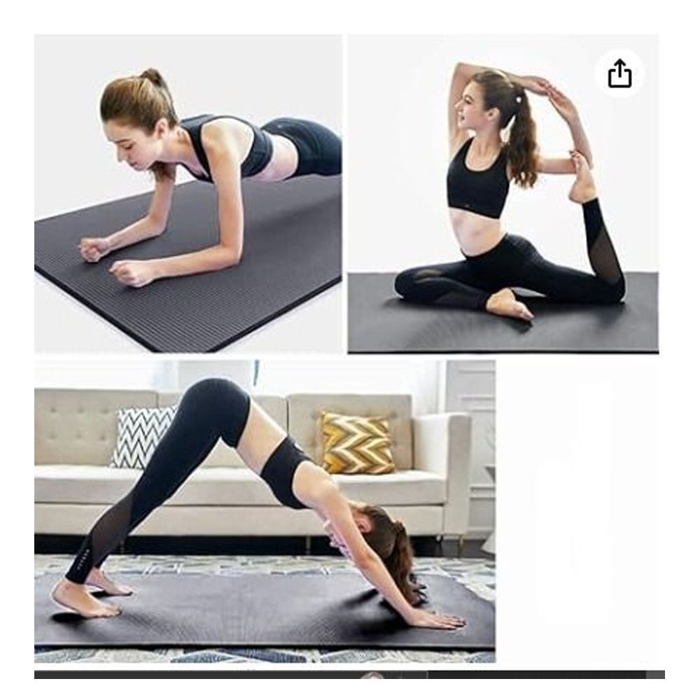 Women, Exercise Mats for Home Workout with Yoga Mat Non Slip