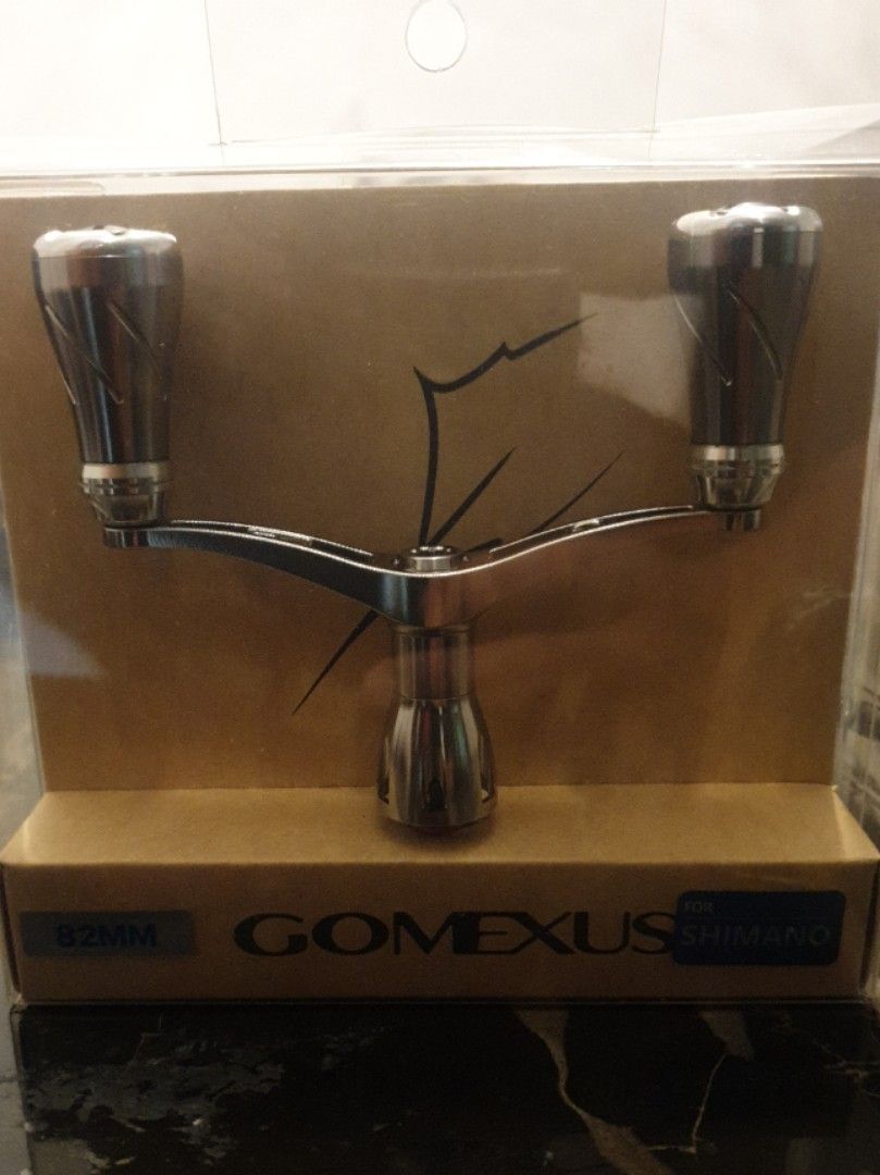 Gomexus double handle with reel stand, Sports Equipment, Fishing on  Carousell