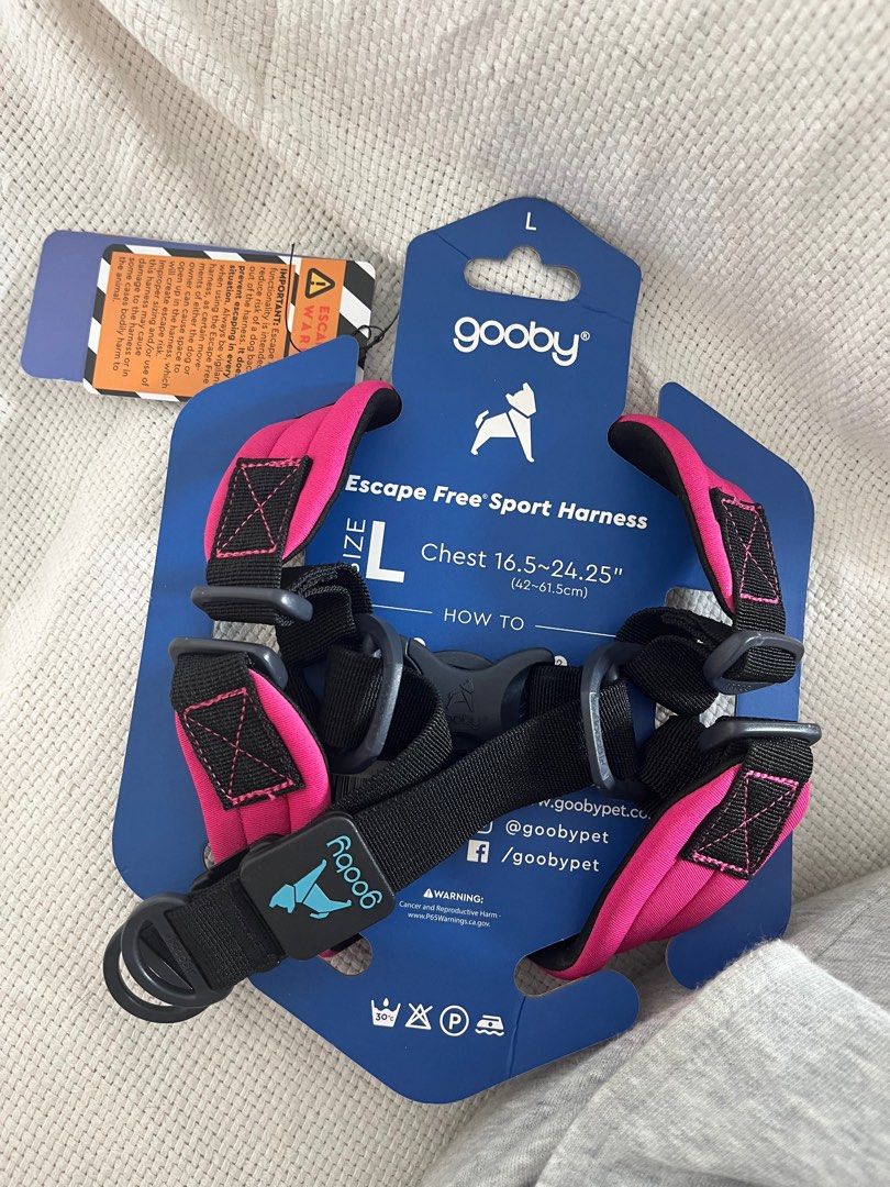 Gooby Escape Free Sport Harness Pet Supplies Homes Other Pet