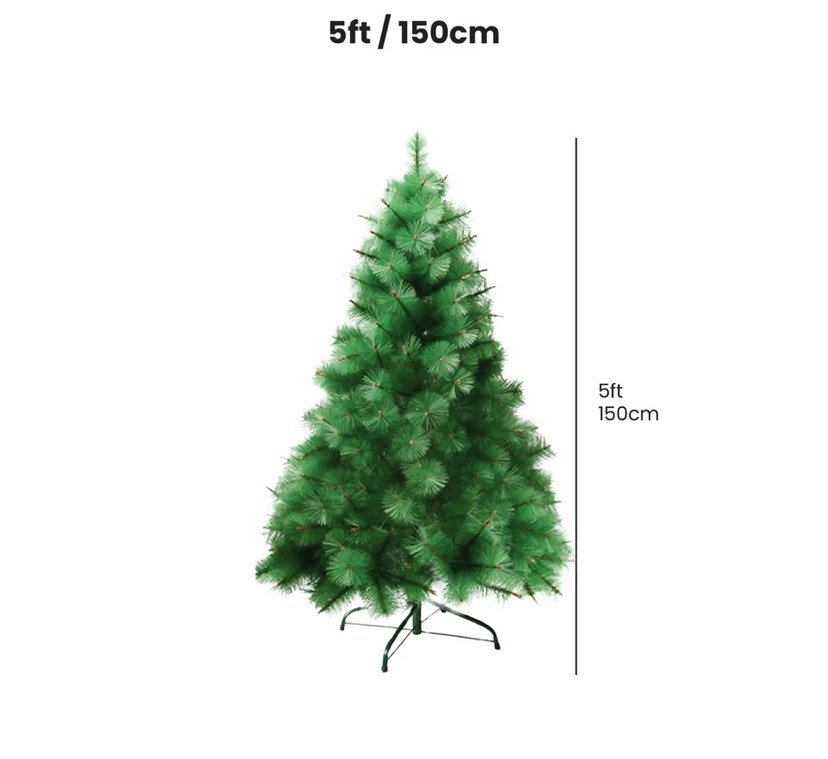 Premium quality dense Christmas tree 1.5m, Furniture & Home Living, Home Decor, Artificial
