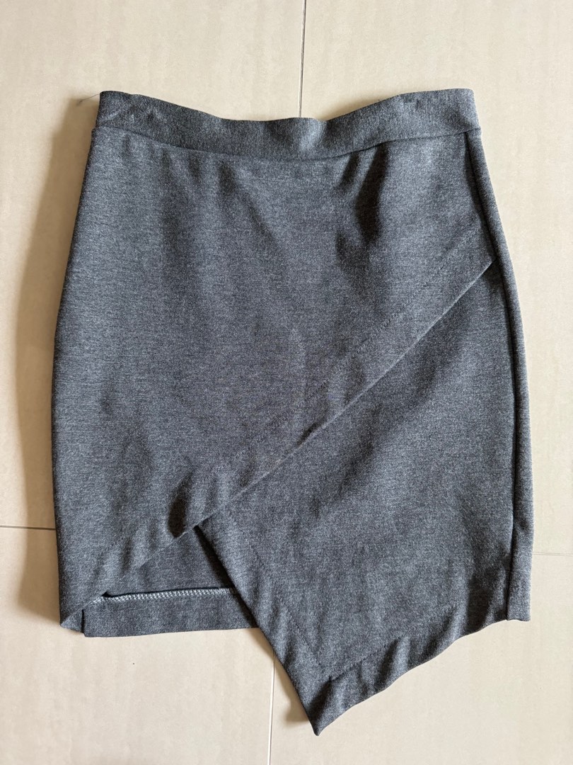 Grey bandage skirt sale