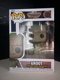 Funko Pop! Marvel: I Am Groot 3 pack (Fancy Groot/ Groot with Grunds/ Groot  in Onesie (Dancing))