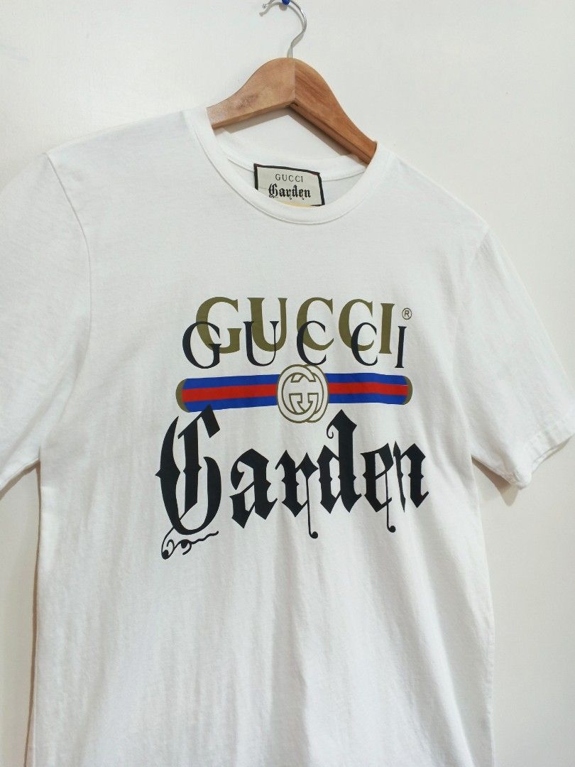 Gucci garden t shirt white 2025