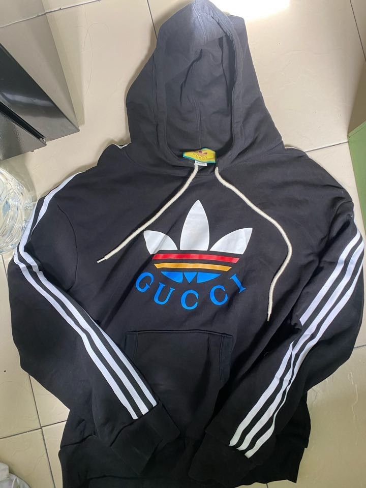 Gucci x Adidas Hoodie Men s Fashion Tops Sets Hoodies on