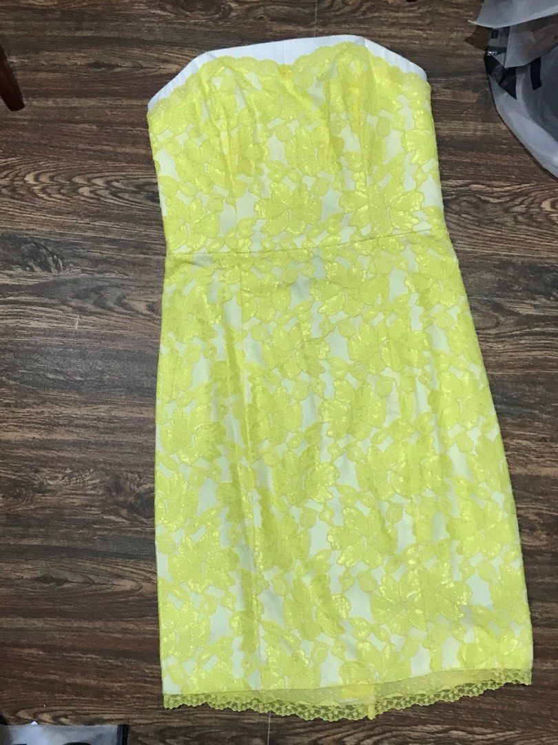 GUESS YELLOW LACE TUBE CORSET BONING MINI CLASSY DRESS, Women's Fashion, Dresses & Sets, Dresses on Carousell GUESS YELLOW LACE TUBE CORSET BONING MINI CLASSY DRESS, Women's Fashion, Dresses & Sets, Dresses on Carousell