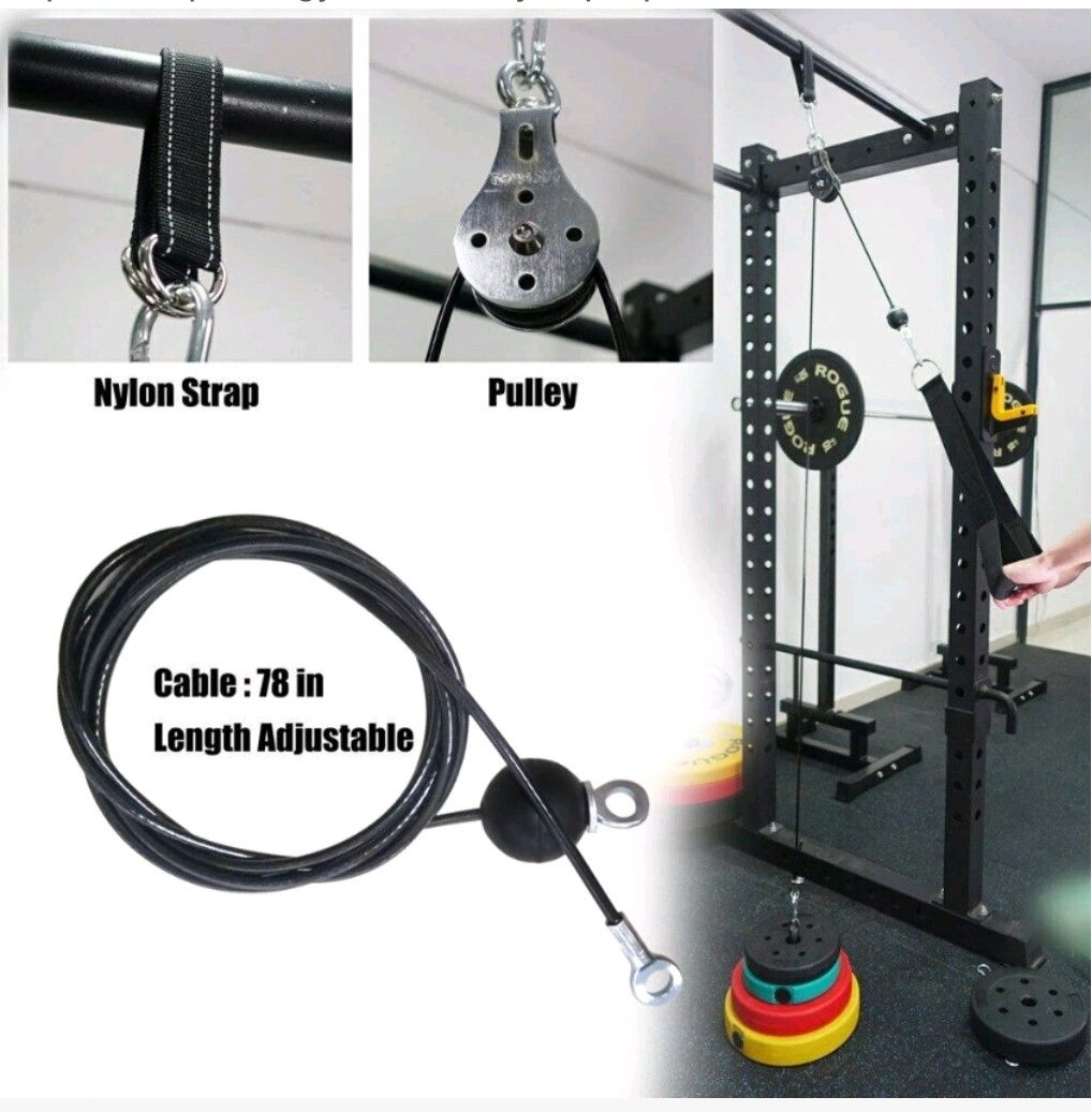 Gym Rope Cable Pulley System Sports Equipment Other Sports