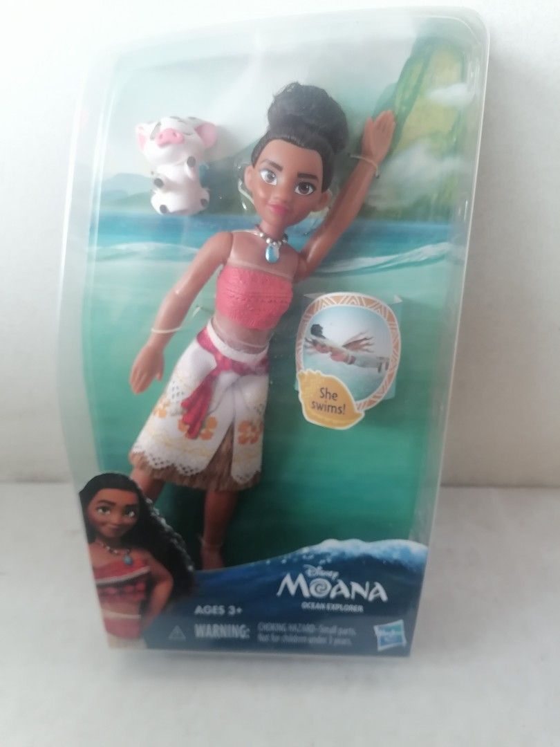 Hasbro Disney Moana Ocean Explorer Doll Wind Up She Swims