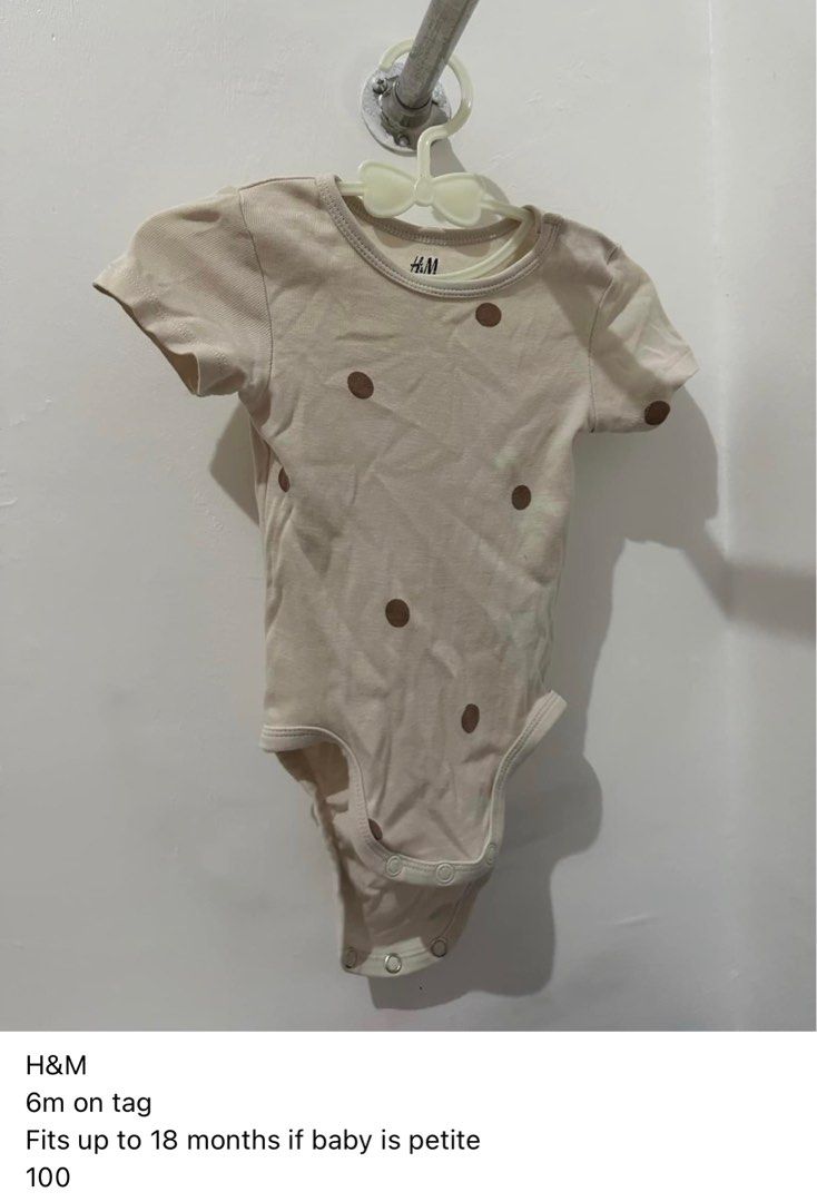 H and hotsell m baby onesies