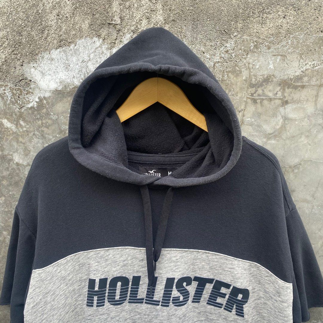 Hoodie Hollister Short Sleeve Lengan Pendek Fesyen Pria Pakaian