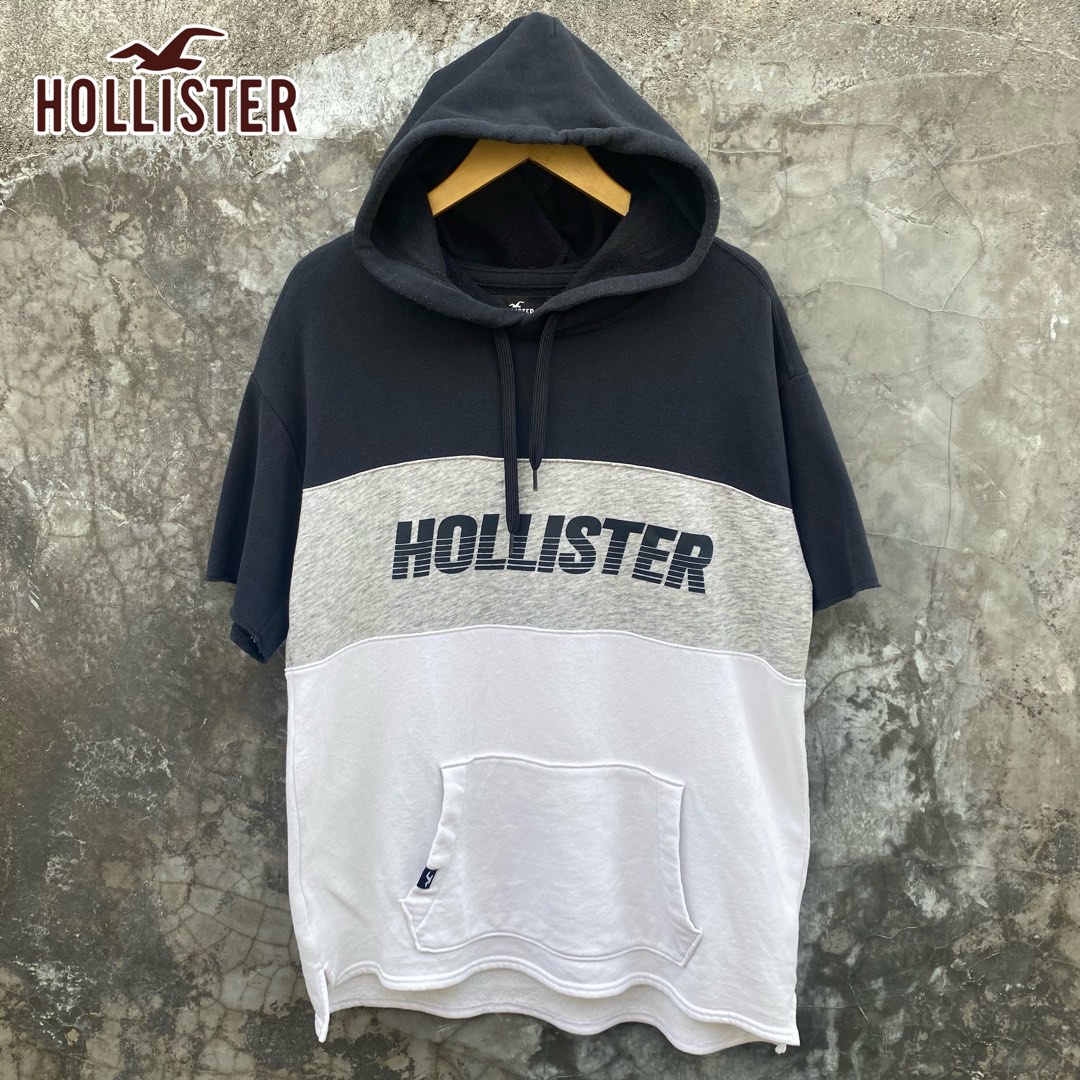 Short sleeve hoodie outlet hollister