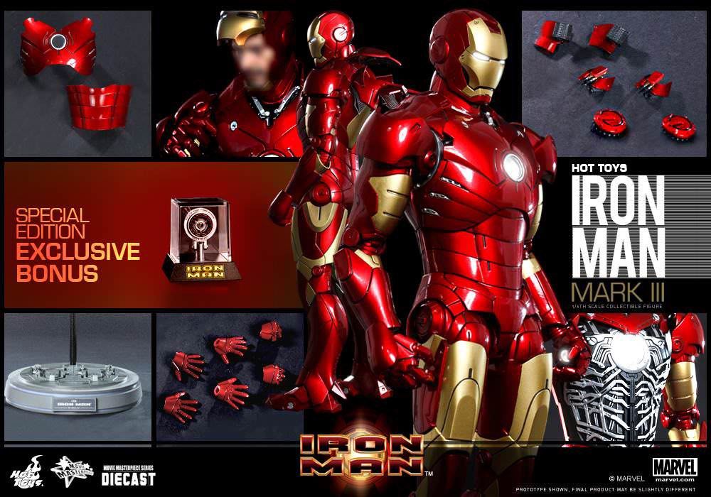 Iron man mark outlet iii hot toys