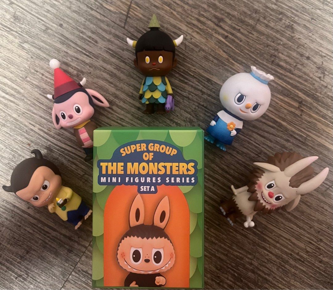 How2work The Monsters Mini Series *E 靈天團Set A Labubu zimomo「圖